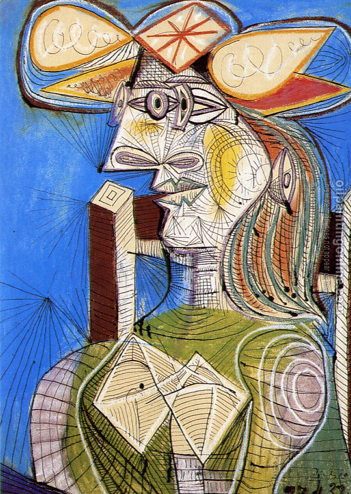 Picasso, Pablo - seated woman